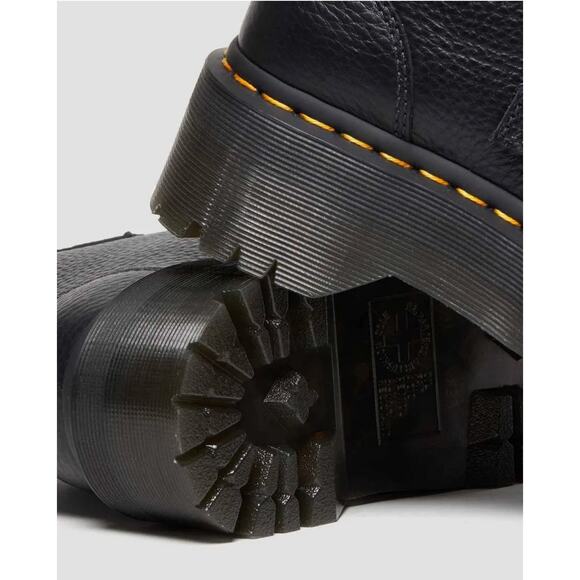 Dr. Martens Black Platform Buckle Boots | Emo Grunge Alt-Girl Y2K Punk | Size - Picture 8 of 10